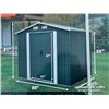Image 1 : TMG 6 X 8 FT. GALVANIZED METAL SHED