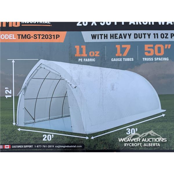 TMG 20 X 30 FT. PEAK CEILING STORAGE SHELTER