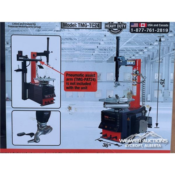 TMG SEMI AUTOMATIC TIRE CHANGER