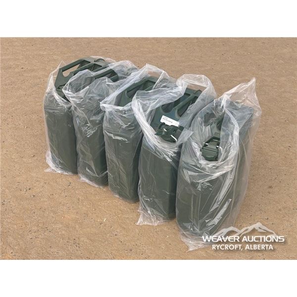 (5) JERRY CANS