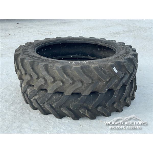 (2) GOODYEAR 380/90R 46 SPRAYER TIRES