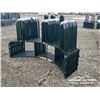 Image 3 : (3) TOMBSTONE BALE FEEDERS