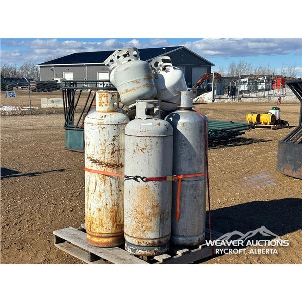 PALLET OF PROPANE TANKS