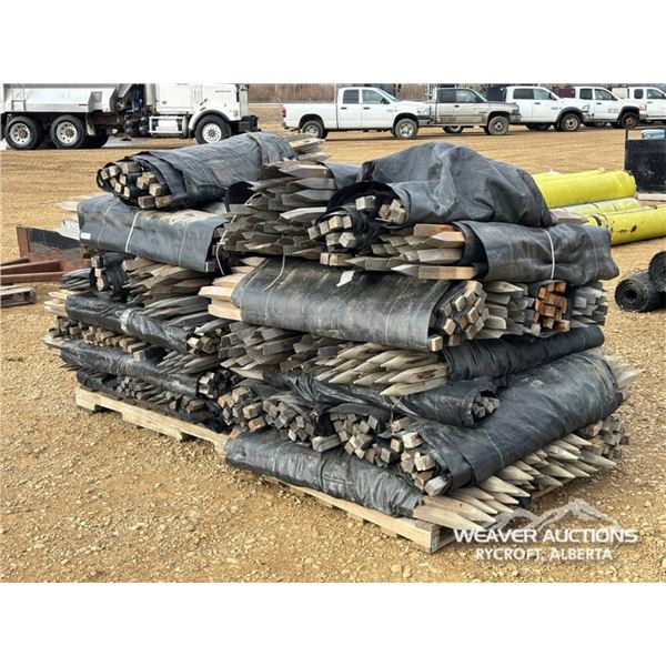 (2) PALLETS OF SILT FENCE