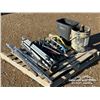 Image 4 : PALLET OF HACK SAWS & MISC TOOLS