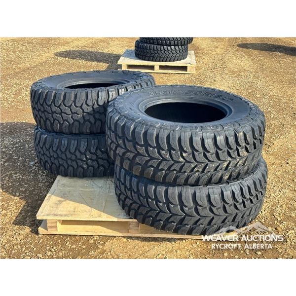 (4) GRIZZLY 35X12.50R18 TIRES