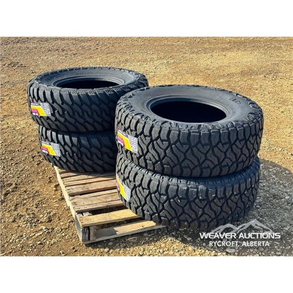 (4) GRIZZLY 35X12.50R18 TIRES