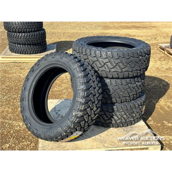(4) GRIZZLY LT275/55R20 TIRES