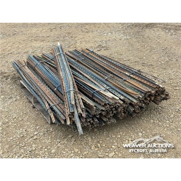 (15) BUNDLES OF STEEL T-POSTS