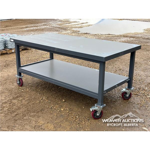 6 FT. STEEL ROLLING WORKBENCH