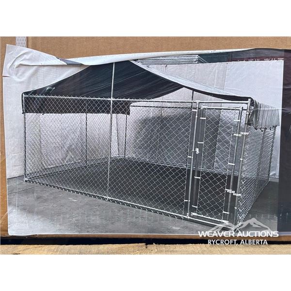 13 X 13 FT. CHAIN LINK DOG KENNEL