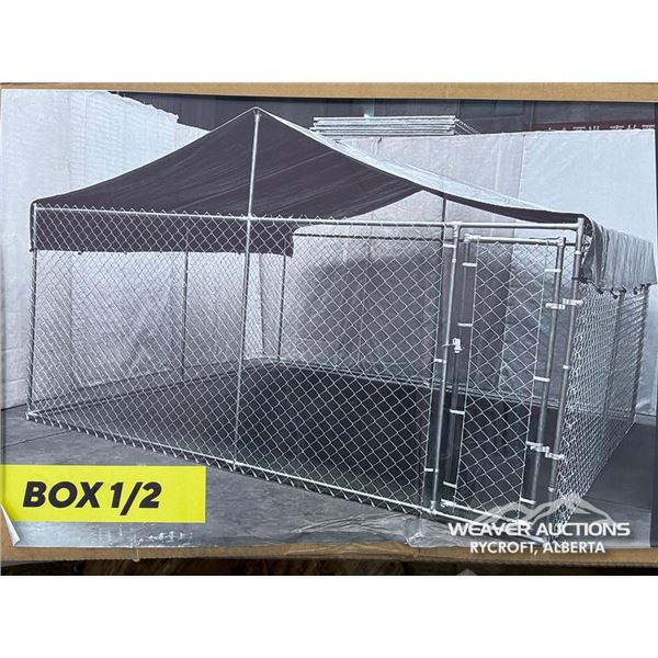 13 X 13 FT. CHAIN LINK DOG KENNEL