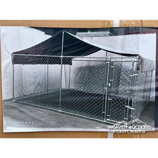 13 X 13 FT. CHAIN LINK DOG KENNEL
