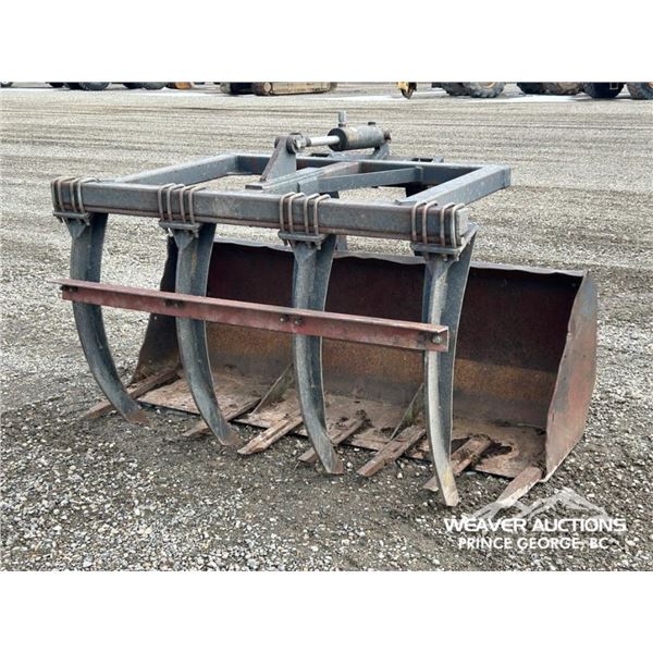 LEON 6 FT. TRACTOR BUCKET & GRAPPLE