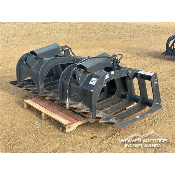 SKID STEER 84 IN. HYDRAULIC BRUSH GRAPPLE