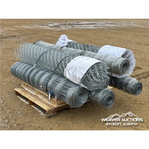 PALLET OF MISC WIRE FENCING