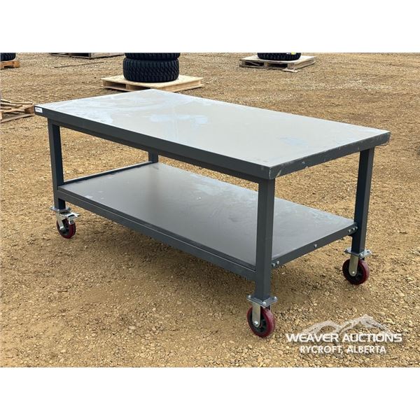 6 FT. STEEL ROLLING WORKBENCH