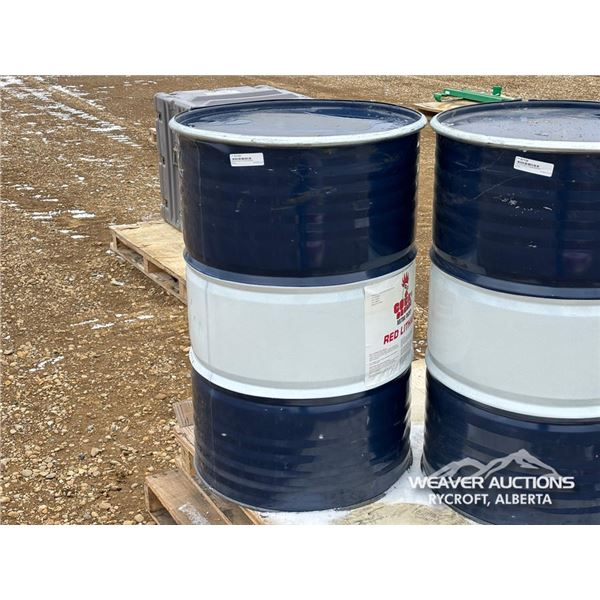 (1) DRUM OF RED LITHIUM GREASE