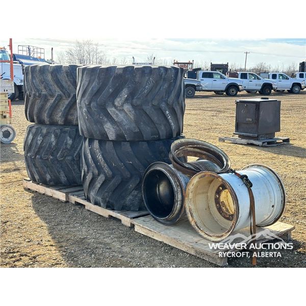 (4) 48 X 31 X 20 FLOATER TIRES