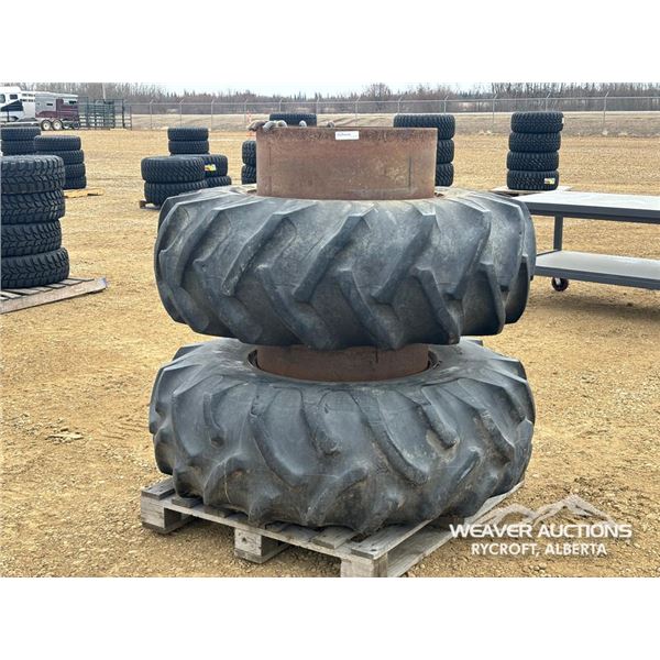 (2) GOODYEAR 18.4-26 DUAL TRACTOR TIRES