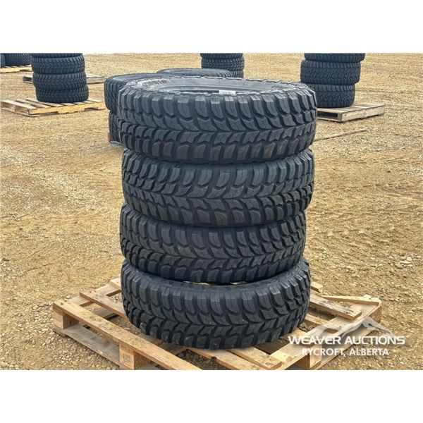 (4) GRIZZLY LT275/70R18 TIRES