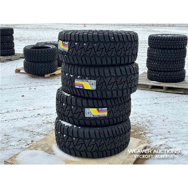 (4) GRIZZLY 33X12.50R20 TIRES