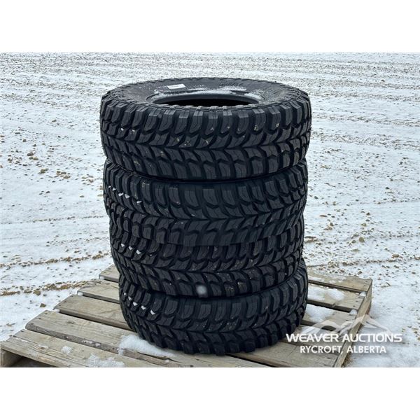 (4) GRIZZLY 265/75R16 TIRES