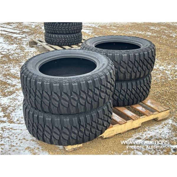 (4) GRIZZLY 33X12.50R20LT TIRES