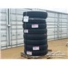 Image 1 : (8) KAPSEN 11R24.5 16 PR TRUCK TIRES