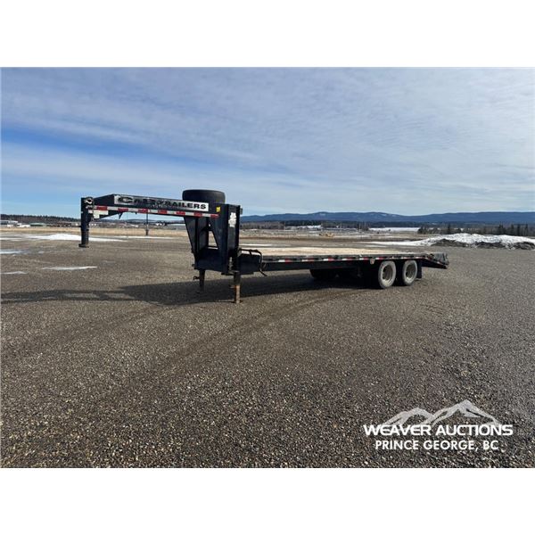 2008 C&B 24 FT. T/A DUALLY FLATDECK TRAILER