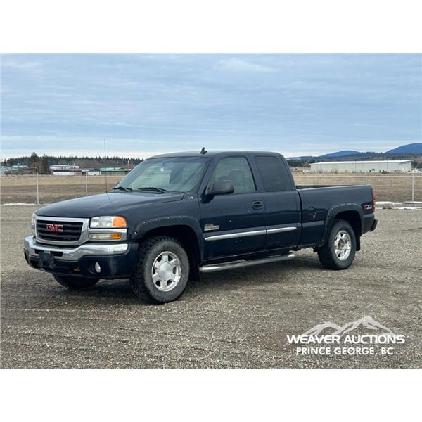 2007 GMC SIERRA E-CAB PICKUP