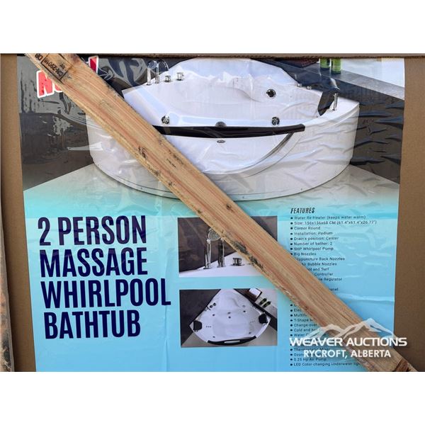 2 PERSON MASSAGE WHIRLPOOL BATHTUB
