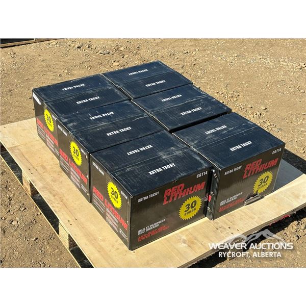 (6) BOXES OF 30 RED LITHIUM GREASE TUBES