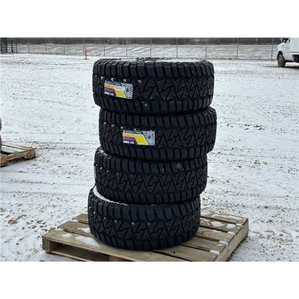 (4) GRIZZLY 33X12.50R20 TIRES