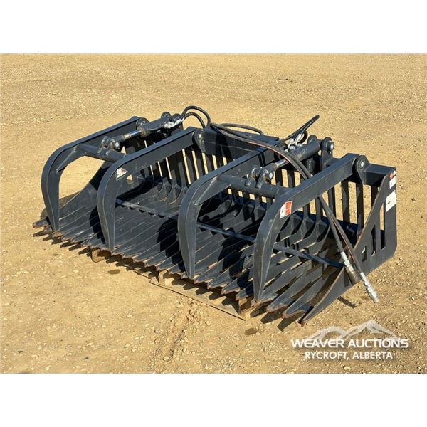 SKID STEER 72 IN. HYD. SKELETON GRAPPLE