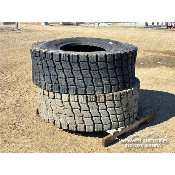 (2) GRIZZLY 525/80R25 20PR WHEEL LOADER TIRES