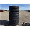 Image 1 : (8) KAPSEN 11R24.5 16 PR TRUCK TIRES