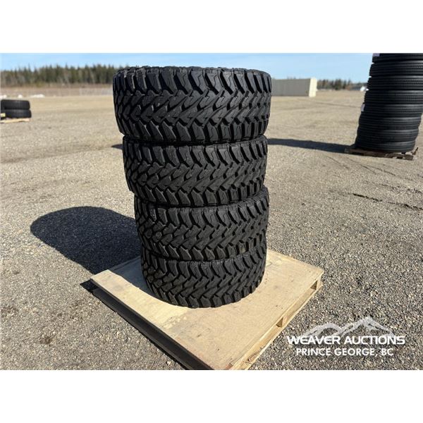 (4) GRIZZLY 33X12.50R18 LT TRUCK TIRES