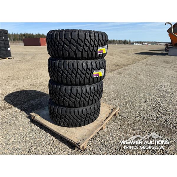 (4) GRIZZLY 33X12.50R20 LT TRUCK TIRES
