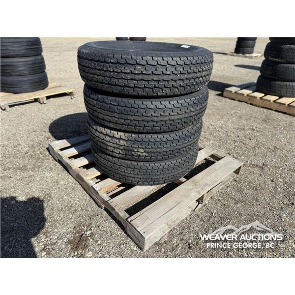 (4) KAPSEN ST235/85R16 TIRES