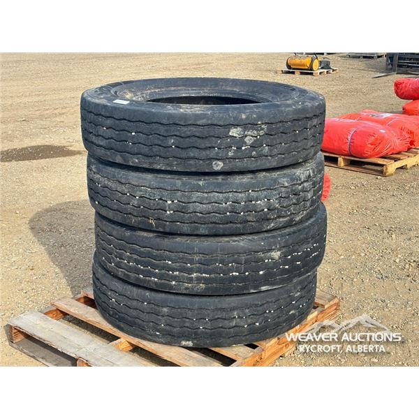 (4) BF GOODRICH 11R24.5 TIRES