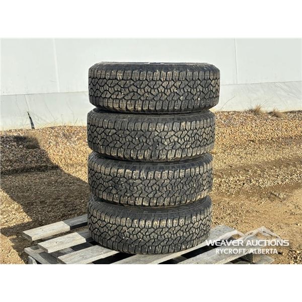 (4) GOODYEAR LT275/65R20 TIRES & RIMS