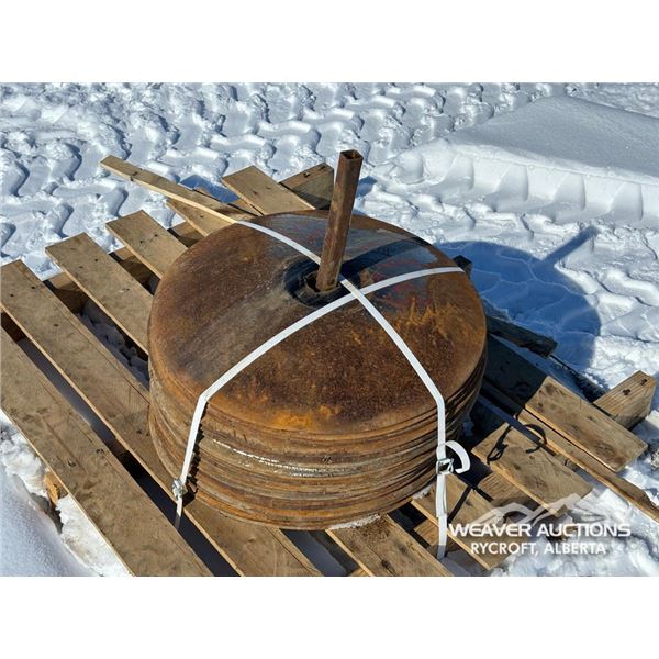(33) DISC BLADES TO FIT KRAUS/SUNFLOWER FIELD DISC