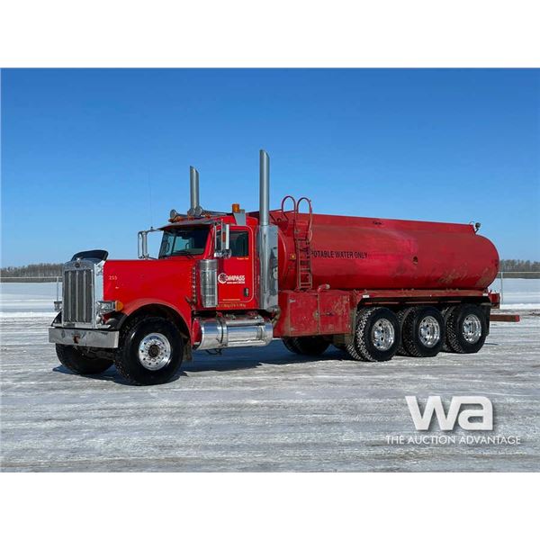2007 Peterbilt 379 Tridem Potable Water Tank Truck