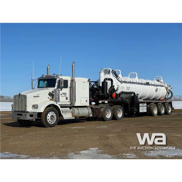 2001 Kenworth T800 T/A Truck & Semi-Vacuum Trailer