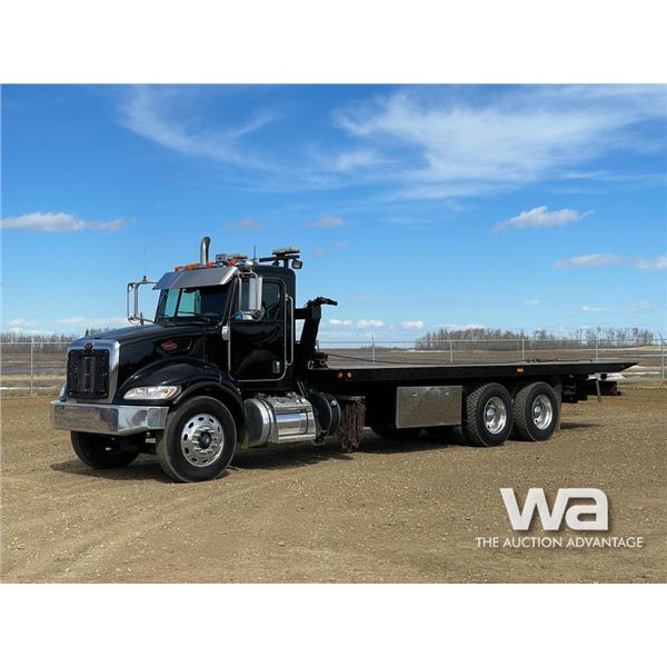2011 Peterbilt PB348 T/A Hyd Tilt Deck Tow Truck