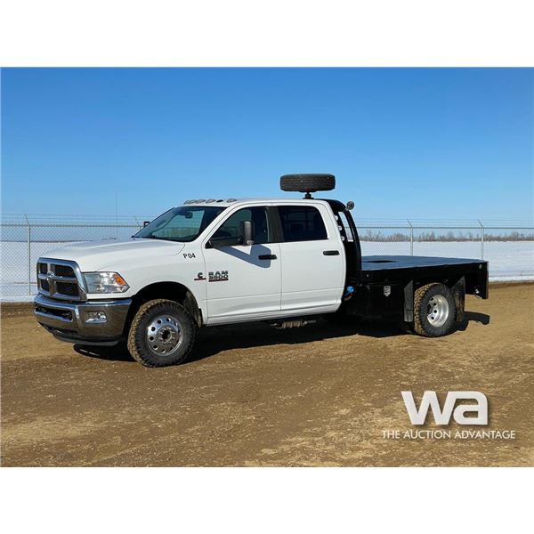 2016 Dodge Ram 3500 Crew Cab Flatbed Truck