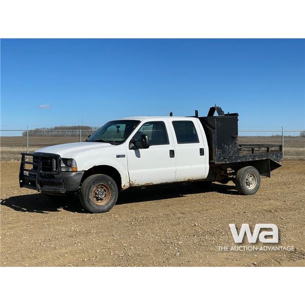 2004 Ford F350 Crew Cab Flatdeck Truck