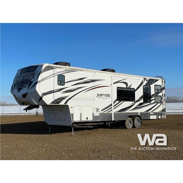 2013 Raptor RP310TS13 5TH Wheel Toy Hauler Trailer