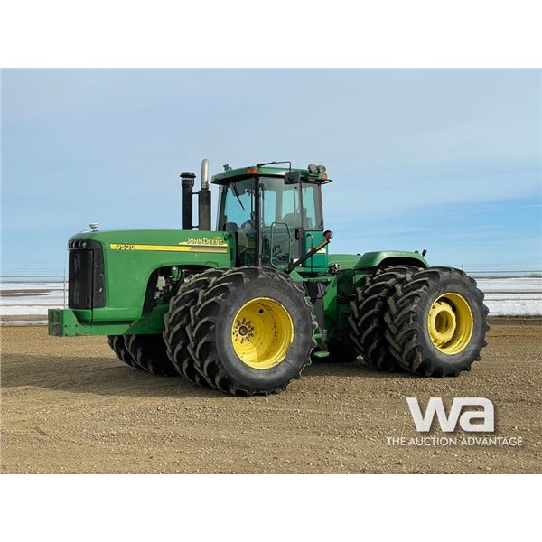 2002 John Deere 9520 4WD Tractor